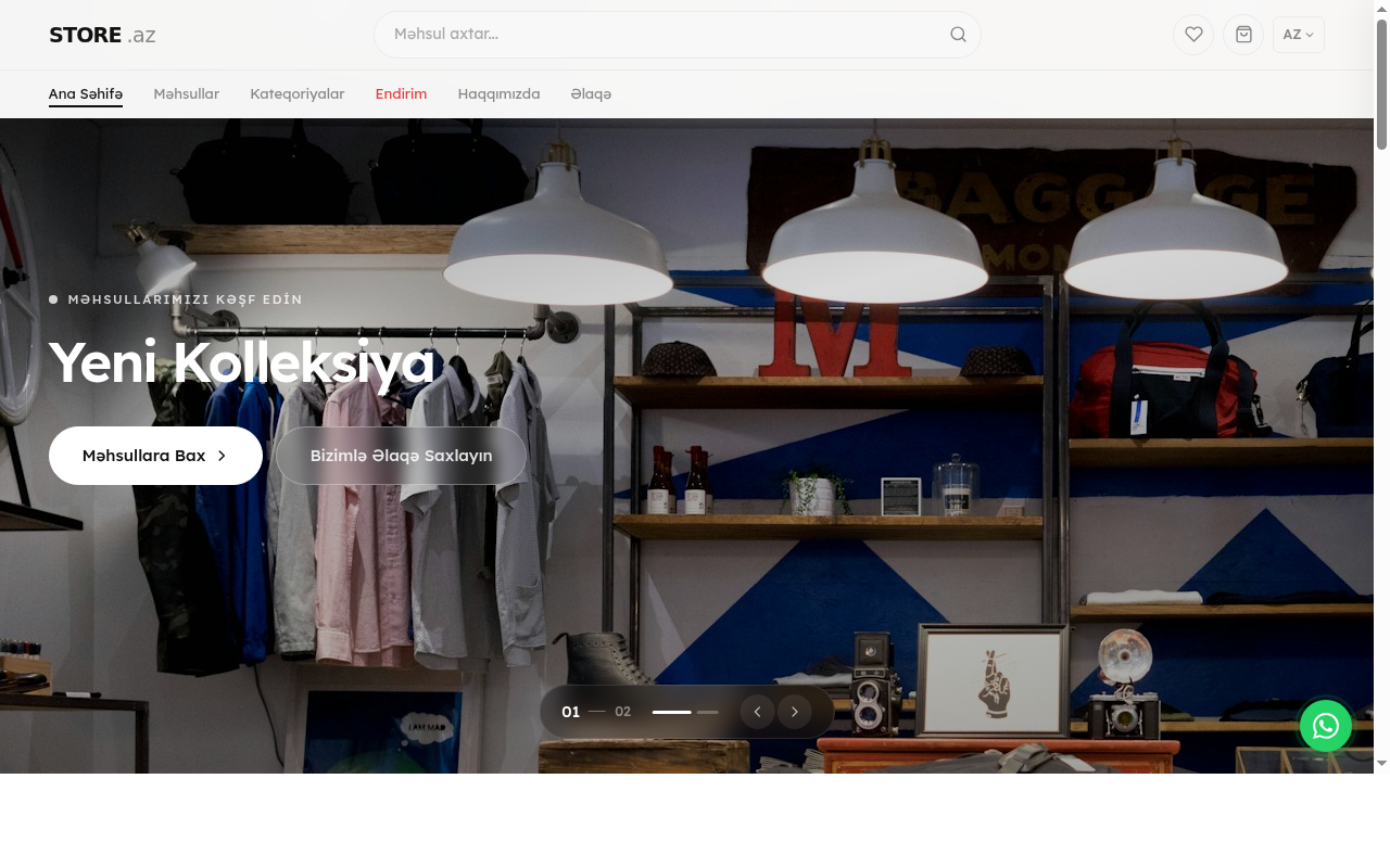 E-Ticarət Mağazası